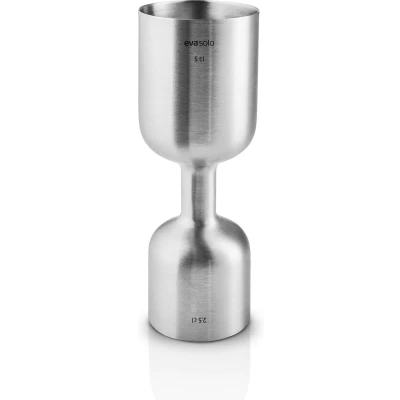 Afbeelding van Eva Solo Liquid Lounge Cocktail jigger Houdt 2,5 cl en 5 cl. Geborsteld staal