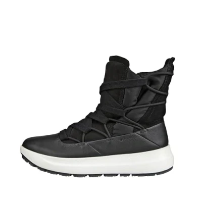 Afbeelding van ECCO Solice Snowboots, Dames, Maat: 36, Black Leer en textiel