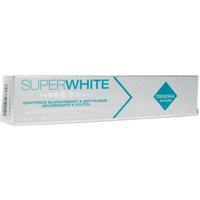 Afbeelding van Superwhite Original Fluoride Whitening &amp; Anti Plaque Tandpasta 75 ml