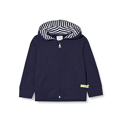 Afbeelding van loud + proud Sweater met rits voor kinderen, Maat: 122/128, Navy