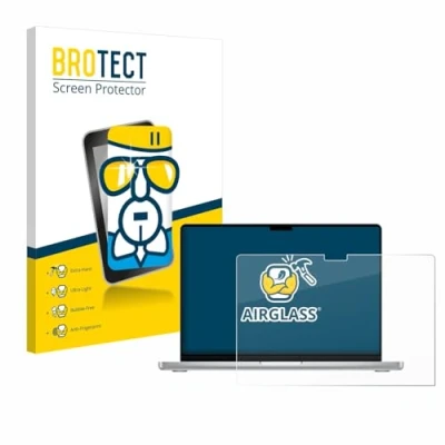Afbeelding van BROTECT Screenprotector voor Apple MacBook Pro 14&quot; 2024 M4 Folie Beschermfolie Beschermglas transparant