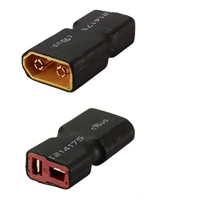 Afbeelding van VUNIVERSUM Mr.stecker Modelbau® Premium Adapter XT60 mannelijk naar T stekker, Dean connector, Deans, vrouwelijke bus voor Lipo accu, hoge stroom, adapterkabel