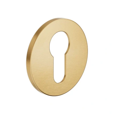Afbeelding van DND handles Fine cilinderrozetten PVD warm goud