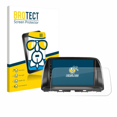 Afbeelding van BROTECT Screenprotector voor Mazda CX 5 2017 Infotainment System Folie Beschermfolie Beschermglas transparant
