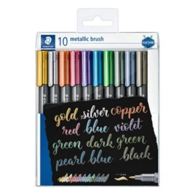 Afbeelding van 10 Metallic Brush Set