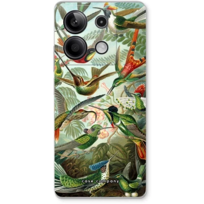 Afbeelding van Case Company® hoesje geschikt voor Xiaomi Redmi Note 13 5G Haeckel Trochilidae Soft Cover Telefoonhoesje Bescherming aan alle Kanten en Schermrand