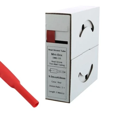 Afbeelding van Offgridtec 5m krimpkous 9,5 mm &gt; 4,8 rood