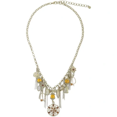 Afbeelding van Behave Ketting vintage goudkleur 47 cm met hanger en bedels