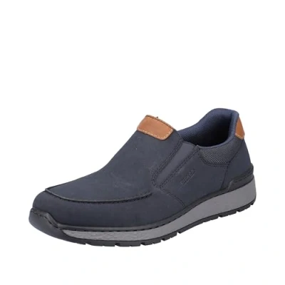 Afbeelding van Rieker B9062 veterschoenen voor heren, blauw, 47 EU