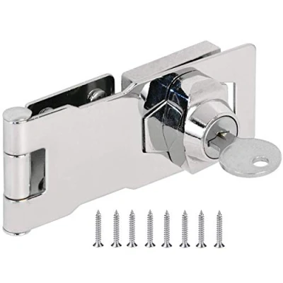 Afbeelding van Overval afsluitbaar, veiligheidsslot, lade, kast, hangslot, overval, slot, met schroeven (4 inch)