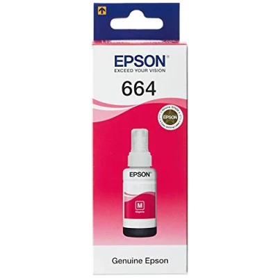 Afbeelding van Epson Inktfles kleur magenta T 664 70 ml o.a Voor ET 2650, ET4500