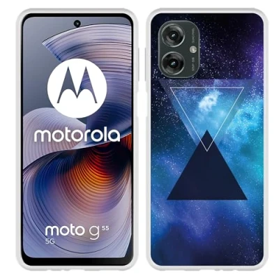Afbeelding van Cazy Hoesje geschikt voor Motorola Moto G55 Siliconen Space