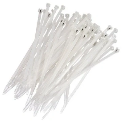 Afbeelding van Kabelbinder wit 2.5x100mm 100 stuks