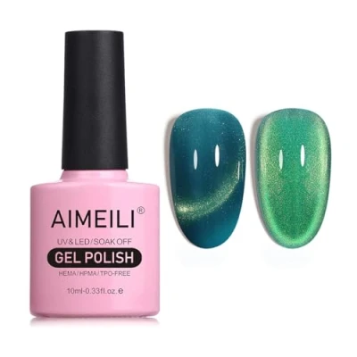 Afbeelding van AIMEILI Hema Free Cat Eye Gel Nagellak UV LED Gellack Soak Off Vegan Cruelty Polish 10ml (752)