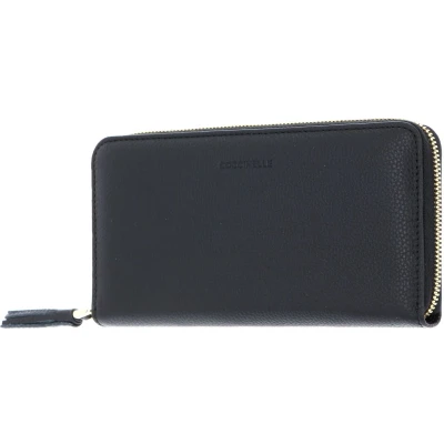 Afbeelding van COCCINELLE Tassel Zip Around Wallet Noir