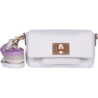 Afbeelding van JOOP! Leren Schoudertas Carino Muna Shoulderbag White Wit