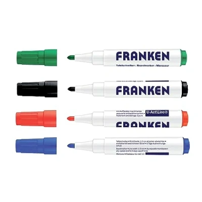 Afbeelding van FRANKEN Whiteboard marker U ACT! lijn, geassorteerde kleuren