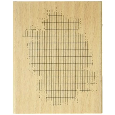 Afbeelding van florilèges Design fg211078 stempel Scrapbooking Bout De notitieboek beige 8 x 10 2,5 cm