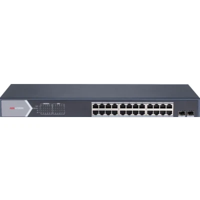 Afbeelding van HIKVISION 24 PORT GIGABIT MANAGED SWITCH + 2 SFP PORTS