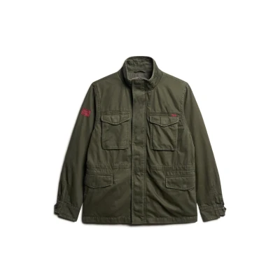 Afbeelding van Superdry Rookie Military Jas, Heren, Maat: XL, Army khaki green