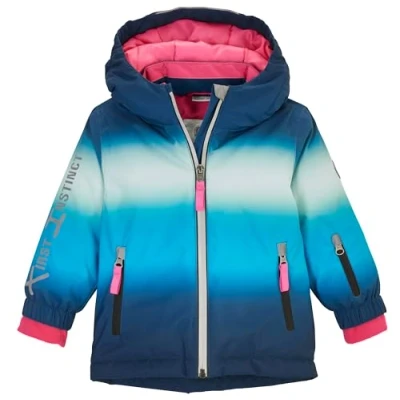 Afbeelding van first instinct by killtec Kind SKI jack/functioneel jack met capuchon en sneeuwvanger FISW 37 MNS JCKT, hell stahlmint, 110/116, 42540 000