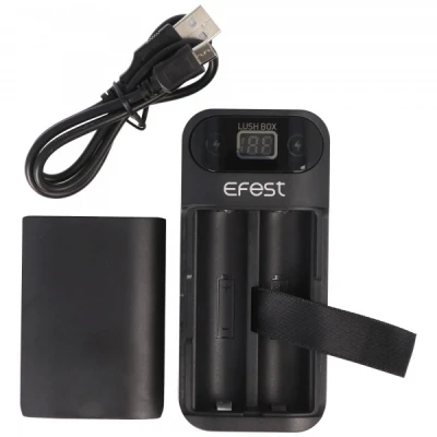 Afbeelding van Powerbank en 18650 Li ion oplader voor 3.6V 3.7V lithium ionbatterijen