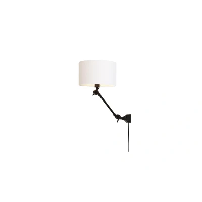 Afbeelding van ​it’s about RoMi Wandlamp Amsterdam 2 knik Wit
