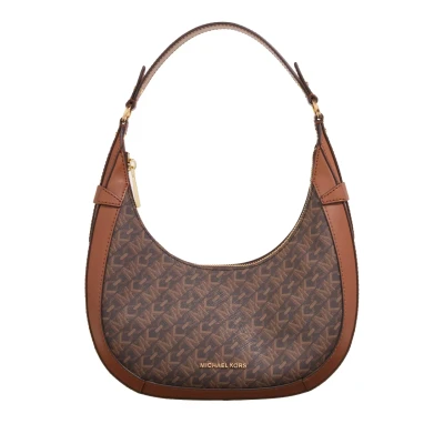 Afbeelding van Michael Kors dames Preston schoudertas met logoprint