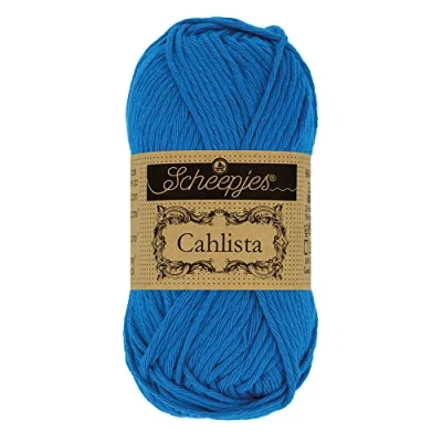 Afbeelding van Scheepjes Cahlista 201 Electric Blue Garen 10x50g