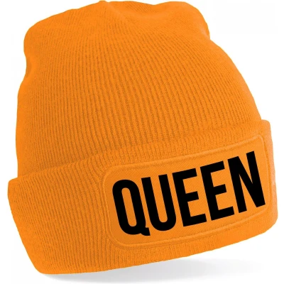 Afbeelding van Oranje muts Queen Koningsdag EK/WK voetbal one size Verkleedhoofddeksels