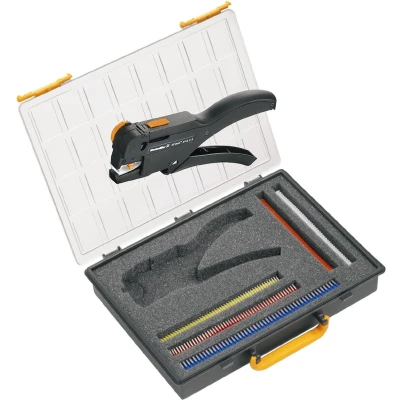 Afbeelding van Weidmüller CRIMP SET STRIPAX PLUS 9028770000 Krimptangset Adereindhulzen 0.5 tot 2.5 mm² Incl. krimp assortiment met koffer