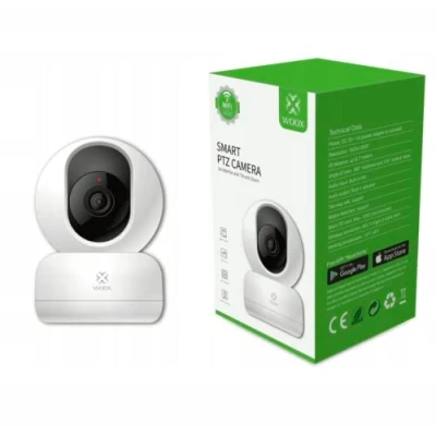 Afbeelding van WOOX R4040PTZ Smart PTZ Indoor camera, WiFi, 1080p, 360, Pan/Tilt/Zoom, White