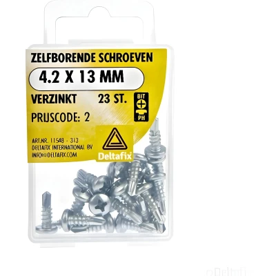 Afbeelding van Schroeven zelfborend verzinkt ck pz 4.2x13mm