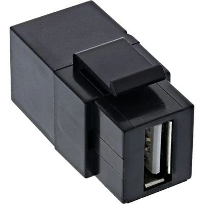 Afbeelding van InLine USB 2.0 Keystone Snap In Insert (USB 2.0), kabel