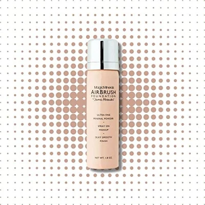 Afbeelding van Magic Minerals AirBrush Foundation by Jerome Alexander Light/Medium Make up Met een natuurlijke dekking Hylaluronzuur en Agrireline