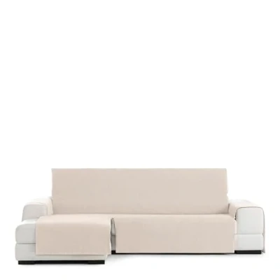 Afbeelding van Eysa Rabat practica chaise longue cover 240cm., kleur 00/ecru, links frontale aanzicht