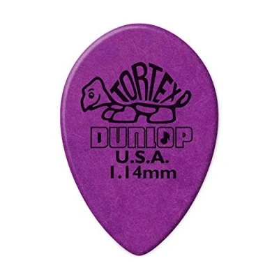 Afbeelding van Dunlop 423R114 Tortex Small Teardrop 1.14 mm (set van 36)