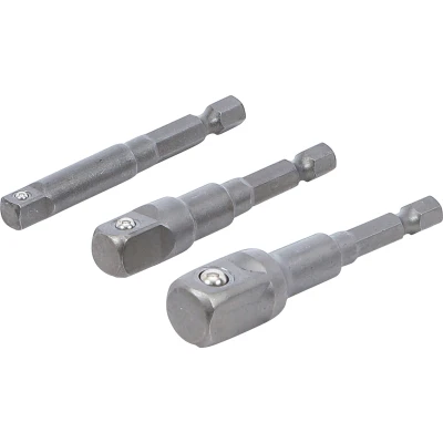 Afbeelding van BGS Adapterset voor boormachines 1/4&quot;, 3/8&quot;, 1/2&quot;, 3 delig