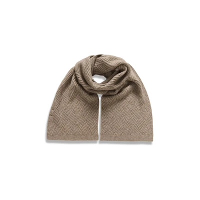 Afbeelding van Kaffe Curve Gemma Sjaal, Dames, Maat: One Size, Petrified oak melange
