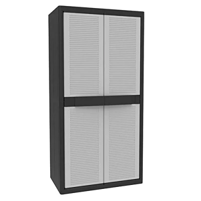Afbeelding van Terry Jumbo 3900 Qlack hoge kast van kunststof, XL, bezemkast