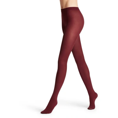 Afbeelding van Falke dames Cotton Touch kniekousen in uni de kleur Roestbruin, maat: M/L