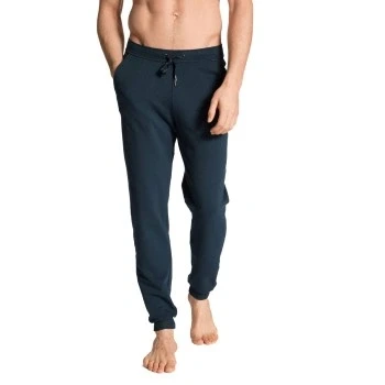Afbeelding van Calida Remix Basic LW Pants Donkerblauw katoen Small Heren
