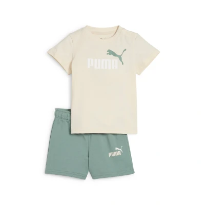 Afbeelding van Puma shirt+ short ecru/groen