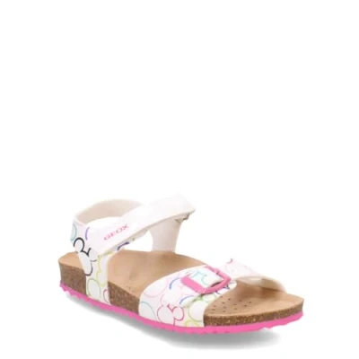 Afbeelding van Geox J Adriel Girl C sandalen voor meisjes, Wit Multicolor, 24 EU