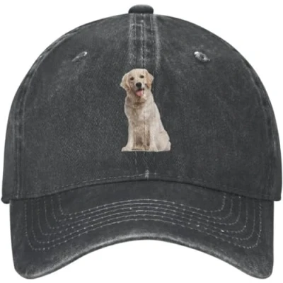 Afbeelding van IEOGHWXY Baseball Cap Snapback Zonnehoed Golden Retriever Hond Papa Hoed Zomer Katoen Mannen Vrouwen Verstelbare Aangepaste Hoeden Mode Verjaardagscadeau voor Vrouwen, Kleur, M