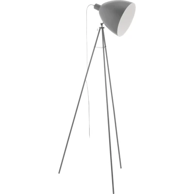 Afbeelding van EGLO Dundee Vloerlamp E27 135,5 cm Grijs