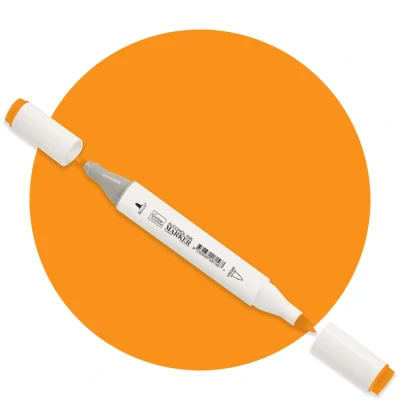 Afbeelding van Bright Orange C Twin Tip Alcohol Ink Marker