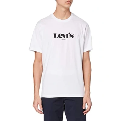 Afbeelding van Levi&#039;s Ss Relaxed Fit Tee T shirt Mannen, Mv Ssnl Logo White, XS