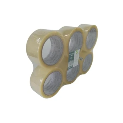 Afbeelding van Q Connect KF01791 plakband 50 mm x 66 m, 6 stuks
