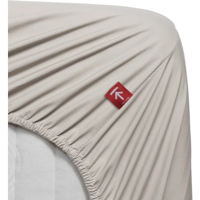 Afbeelding van Beddinghouse Topper Hoeslaken Percale Natural